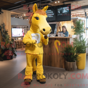 Mascottekarakter van een...