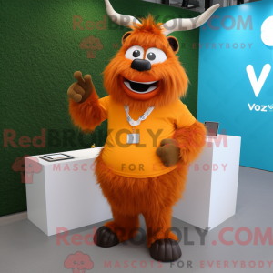 Maskot karakter av en...
