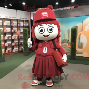 Mascot karakter van een...