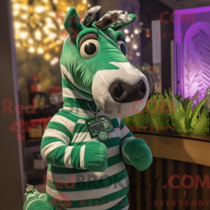 Mascot character of a Green...