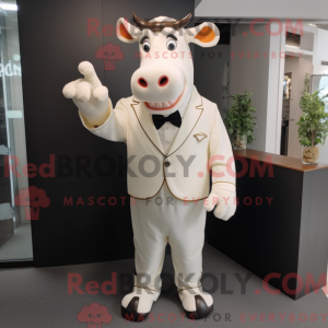 Máscara de cor bege...