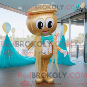 Mascot character of a Gold...