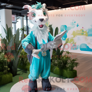 Mascot karakter van een...