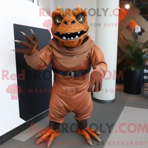 Mascot character of a Rust...