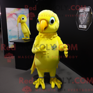Mascot character of a Lemon...