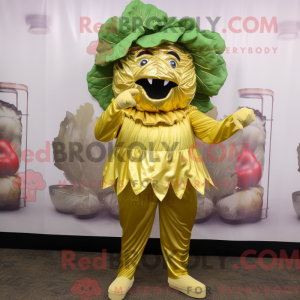 Mascot character of a Gold...