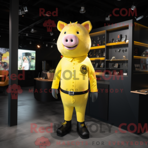 Mascot character of a...