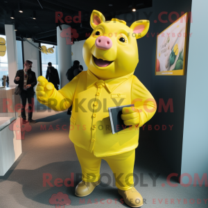 Personnage mascotte d un...