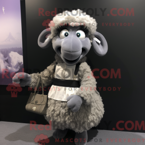 Mascot character of a Gray...