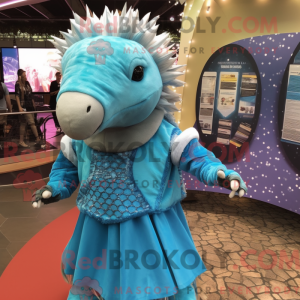 Mascot karakter van een...