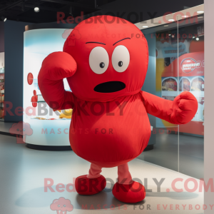 Mascot character of a Red...