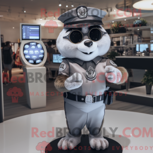 Mascottefiguur van een...