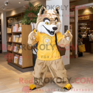 Mascottekarakter van een...