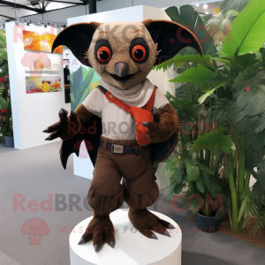 Rust Fruit Bat mascotte...