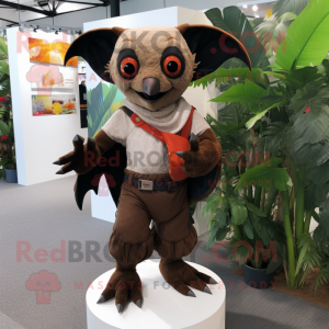 Rust Fruit Bat maskot...