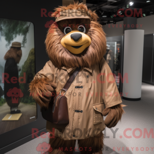 Personnage mascotte d un...