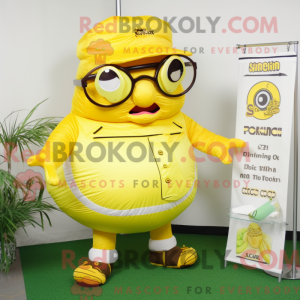 Mascottefiguur van een...
