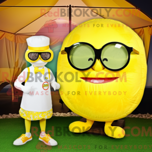 Mascottefiguur van een...