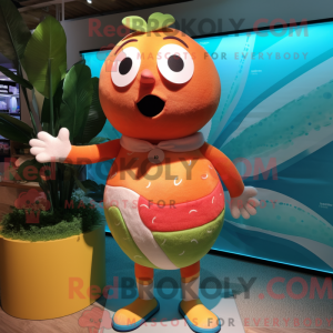 Mascot karakter van een...