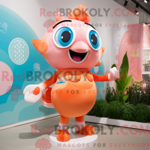 Mascot character of a Peach...