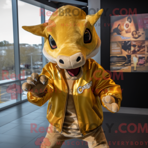 Mascot character of a Gold...