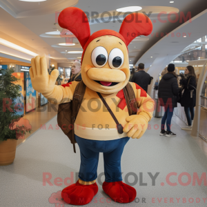 Mascot karakter van een Tan...