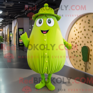 Mascot character of a Lime...
