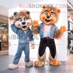 Mascot karakter van een...