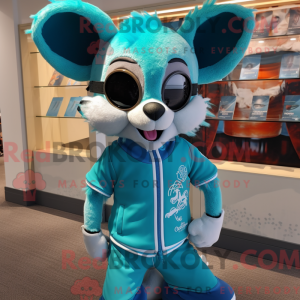 Mascot karakter van een...