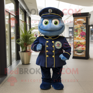 Navy Candy mascot costume character dressed with a Turtleneck and Keychains