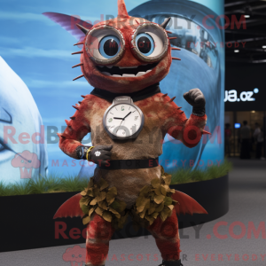 Mascottekarakter van een...