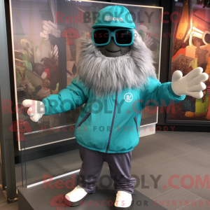 Mascottefiguur van een...