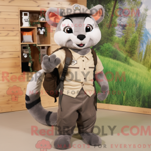 Postava maskota Grey Marten...