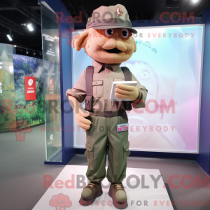 Personnage mascotte d une...