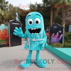 Mascottefiguur van een...