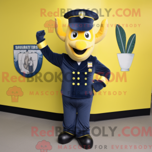 Mascot karakter van een...