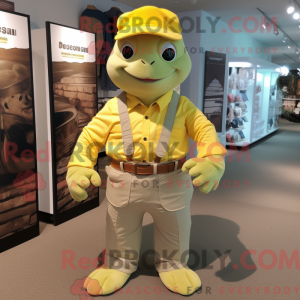 Mascottefiguur van een...