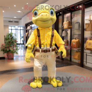 Mascottefiguur van een...