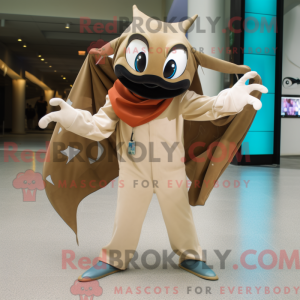 Mascot karakter van een Tan...