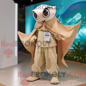 Mascot karakter van een Tan...