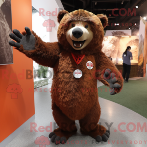 Mascot character of a Rust...