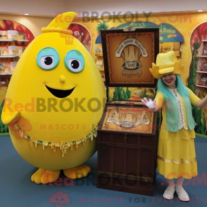 Mascottefiguur van een...