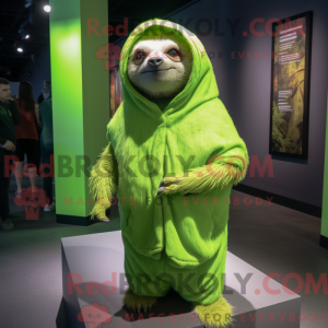 Mascot character of a Lime...