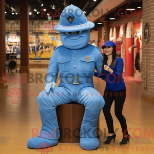 Mascottefiguur van een...