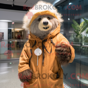 Mascottefiguur van een...