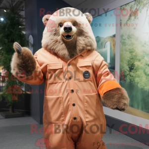 Mascottefiguur van een...
