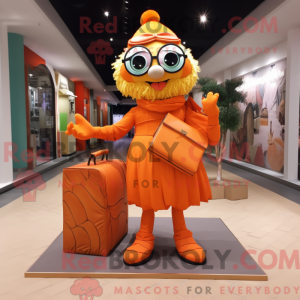Mascottefiguur van een...