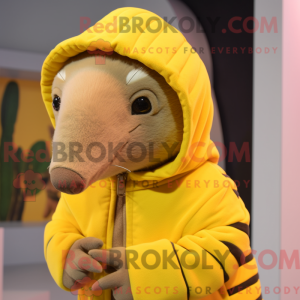 Mascottekarakter van een...