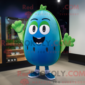 Mascot character of a Blue...