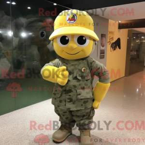 Maskottchen eines Soldaten...